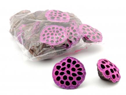 Lotus large nat + FLS pink glitter