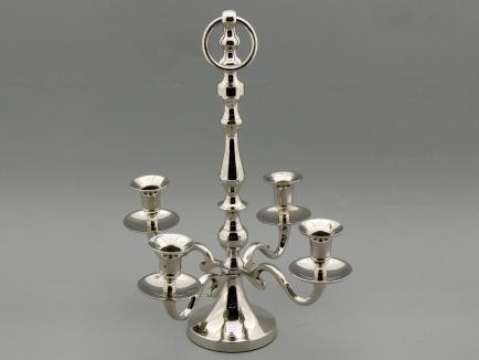 Žvakidė sidabrinė pakabinama/pastatoma