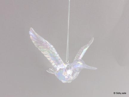 Akrilinis kalėdinis žaisliukas - kolibris