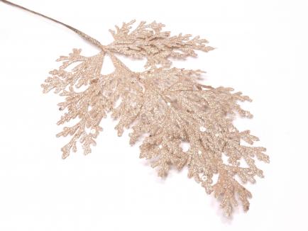 Tujos šakelė blizgi rose gold