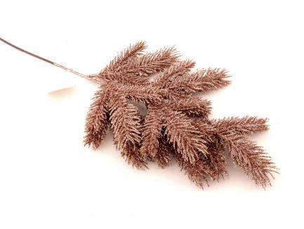 Blizgi eglės šakelė rožinė (glitter)
