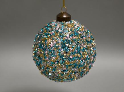 Stiklinis kalėdinis žaisliukas