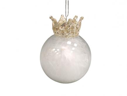 Stiklinis kalėdinis žaisliukas