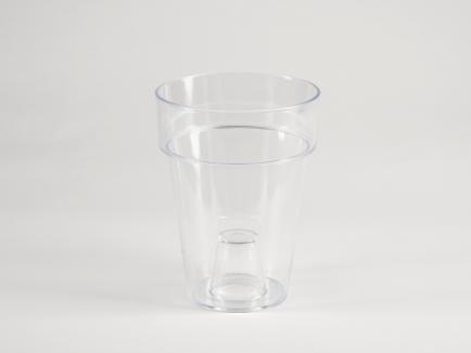 Vazonėlis plastikinis  orchidėjoms
