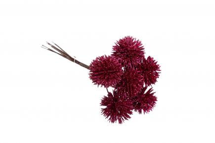 Glitter Echinops Picks 2.5 cm