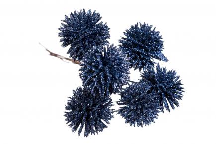 Glitter Echinops Picks 2.5 cm