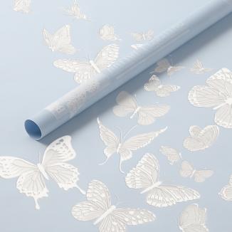 Folija gėlėms pakuoti lapais