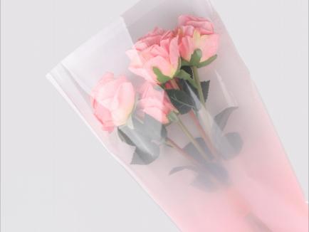 Folija gėlėms pakuoti - rankovė