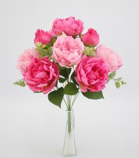 Dirbtinė bijūnų puokštė 