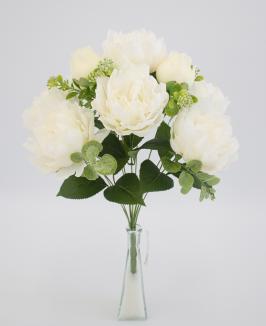 Dirbtinė bijūnų puokštė 