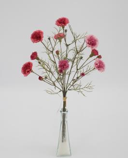 Dirbtinių gvazdikėlių puokštė x3