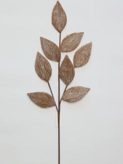 Kalėdinė šaka VELIUR Champagne Brown